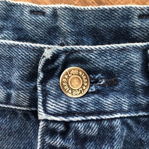 LEE Vintage blue high rise mom jeans size 12 medium - Picture 4 of 8